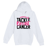 Tackle Breast Cancer Awareness Football Fan Premium Pullover Hoodie