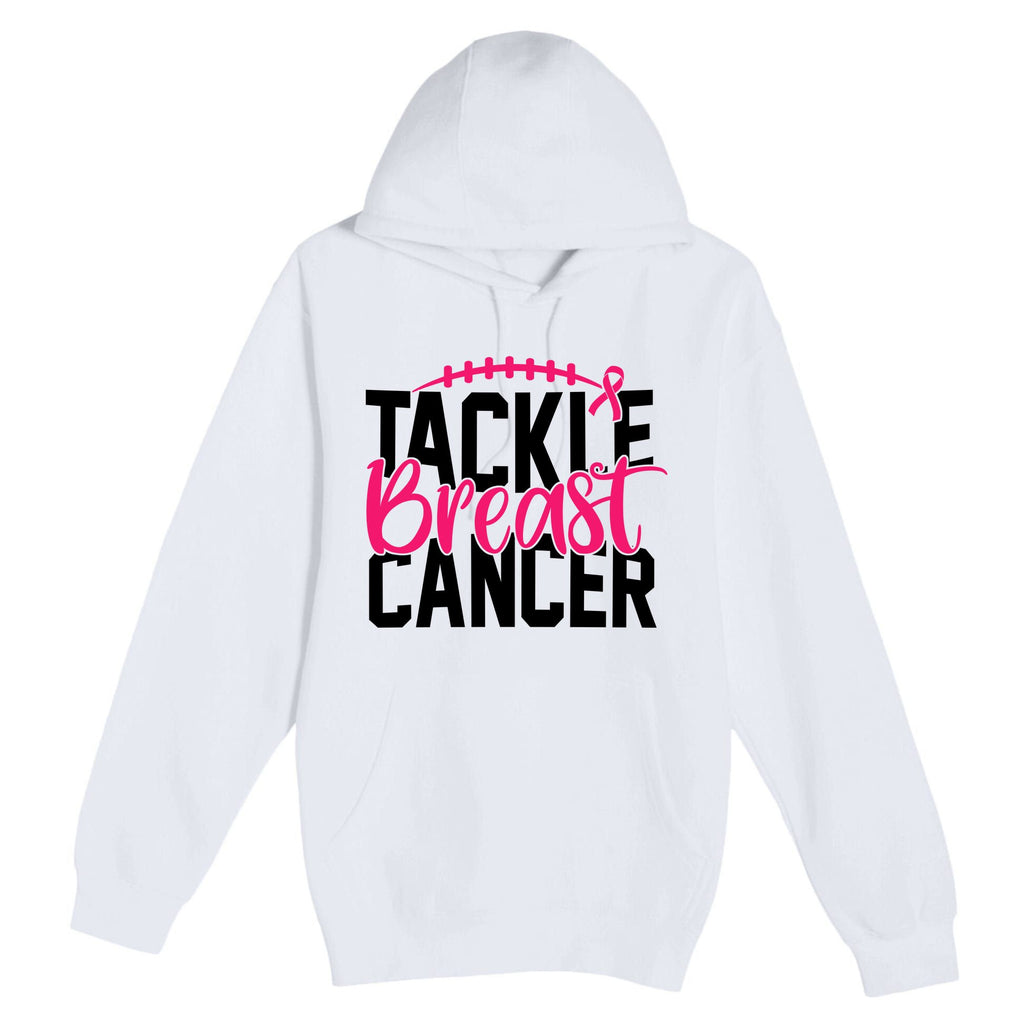 Tackle Breast Cancer Awareness Football Fan Premium Pullover Hoodie