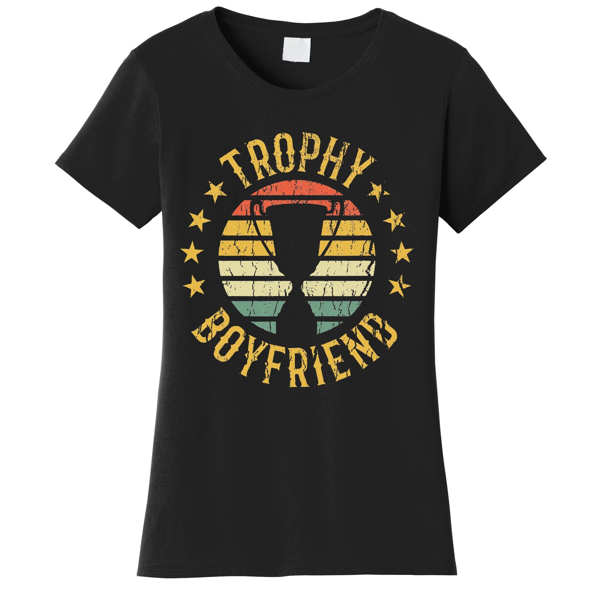 Trophy Boyfriend Retro Clothes Gift For Girlfriend Valentine Women's T-Shirt