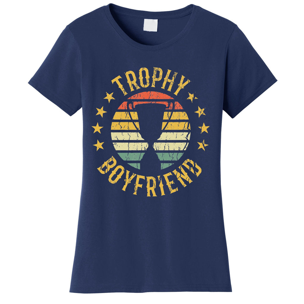 Trophy Boyfriend Retro Clothes Gift For Girlfriend Valentine Women's T-Shirt