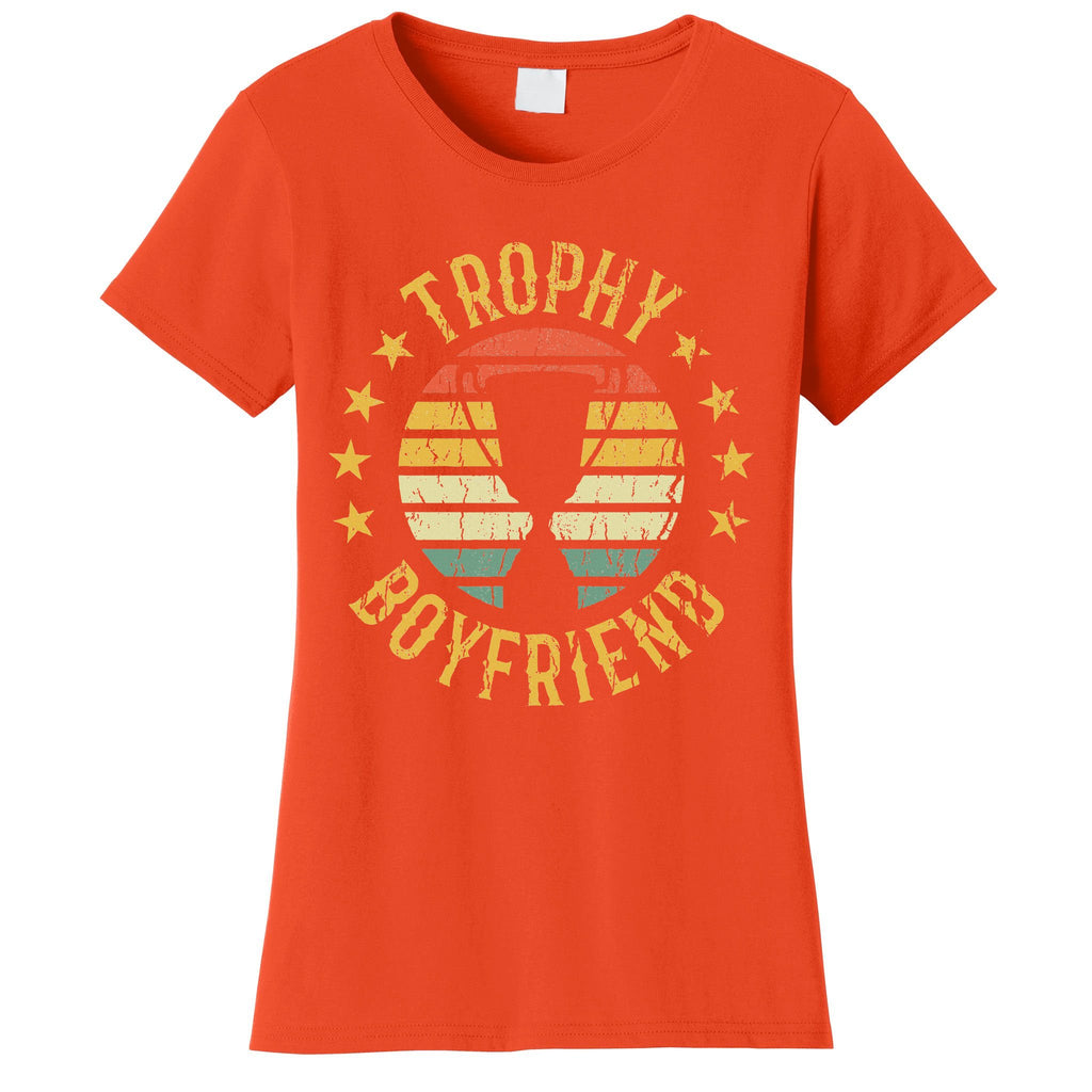 Trophy Boyfriend Retro Clothes Gift For Girlfriend Valentine Women's T-Shirt