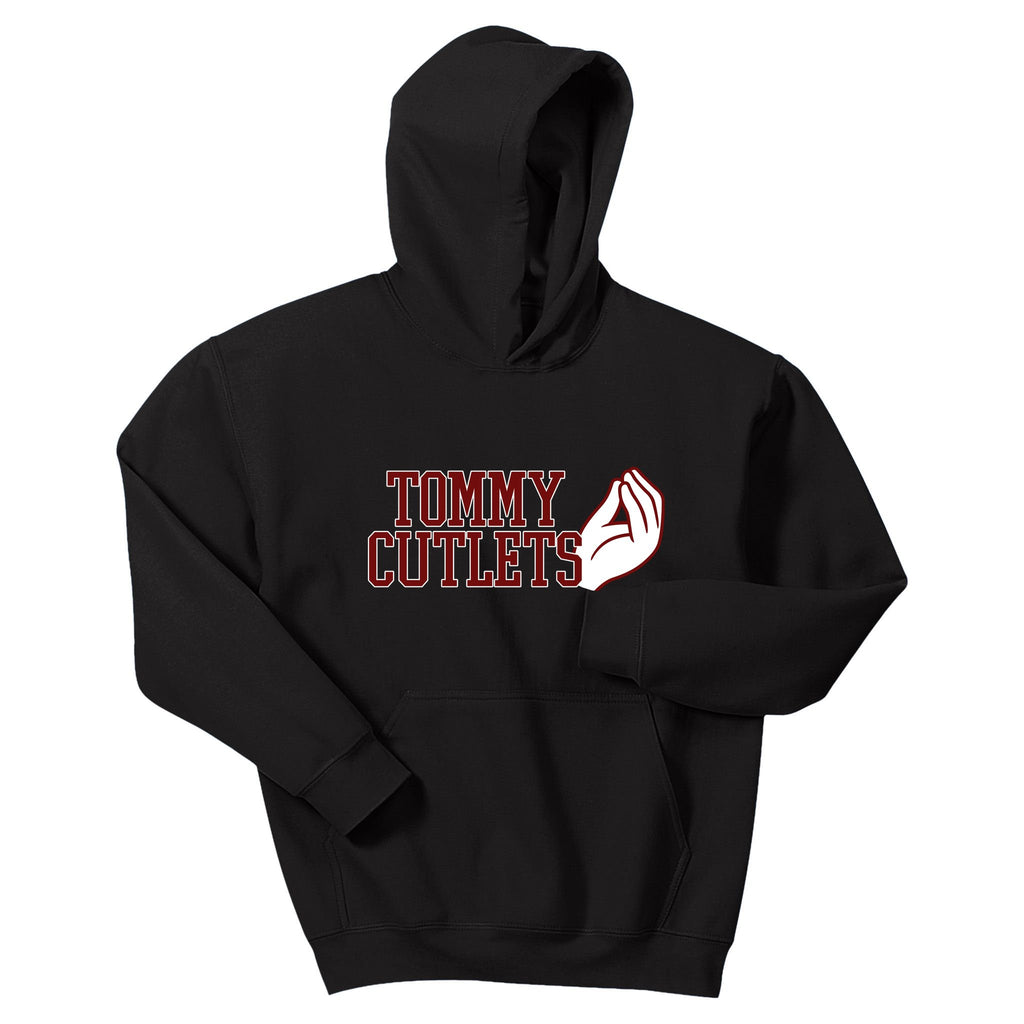 Tommy Cutlets Football Quarterback Italian Hand Kids Hoodie