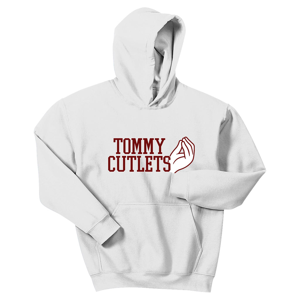 Tommy Cutlets Football Quarterback Italian Hand Kids Hoodie