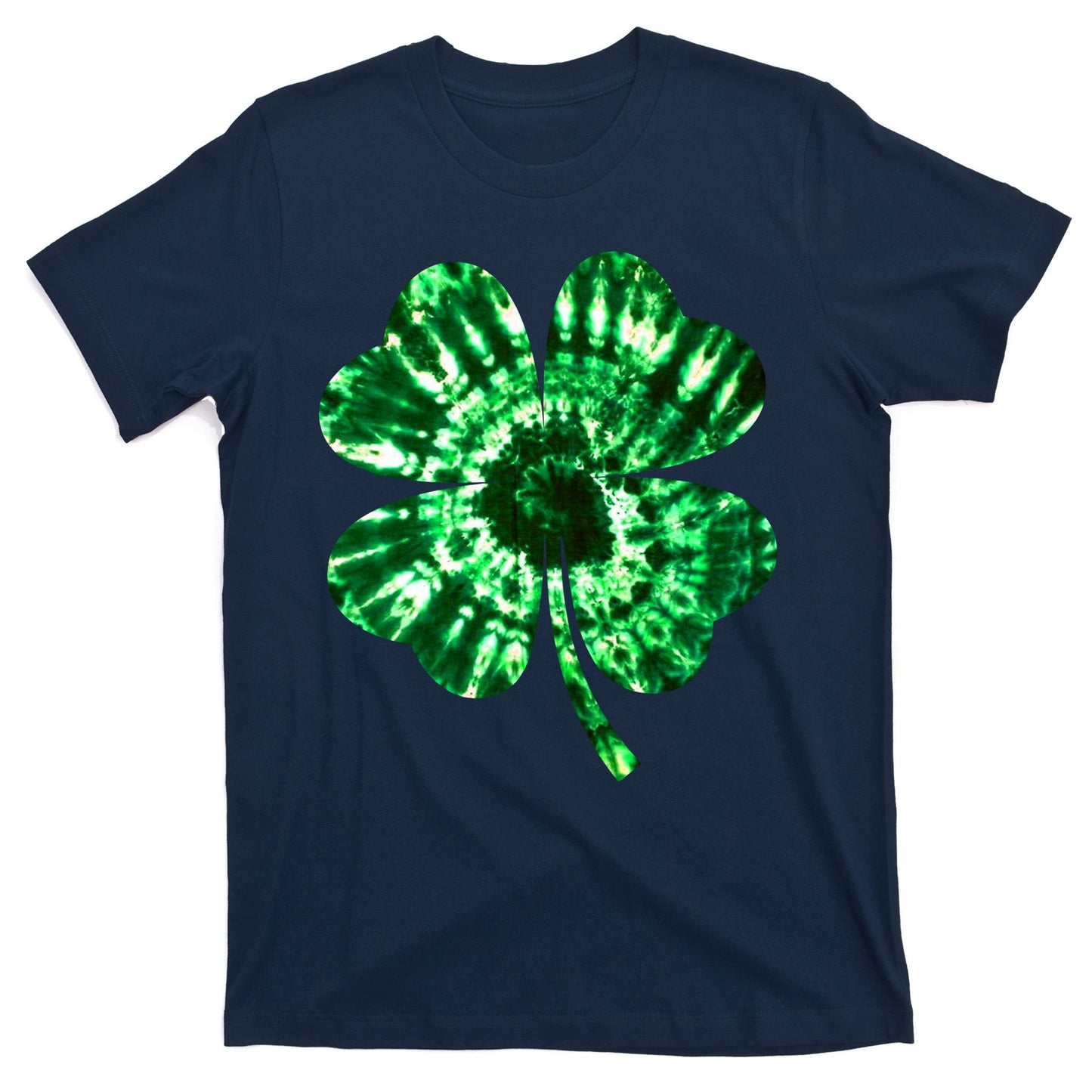 Tie Dye Clover St Patrick's Day T-Shirt