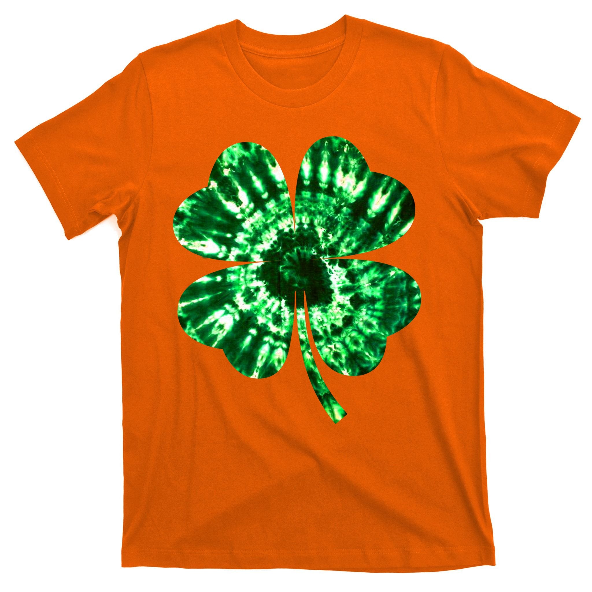 Tie Dye Clover St Patrick's Day T-Shirt