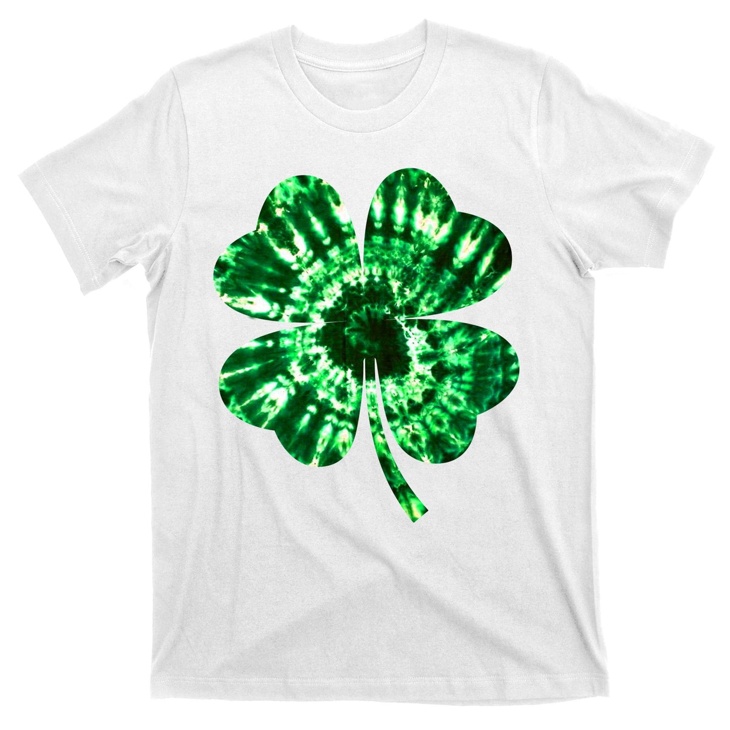 Tie Dye Clover St Patrick's Day T-Shirt