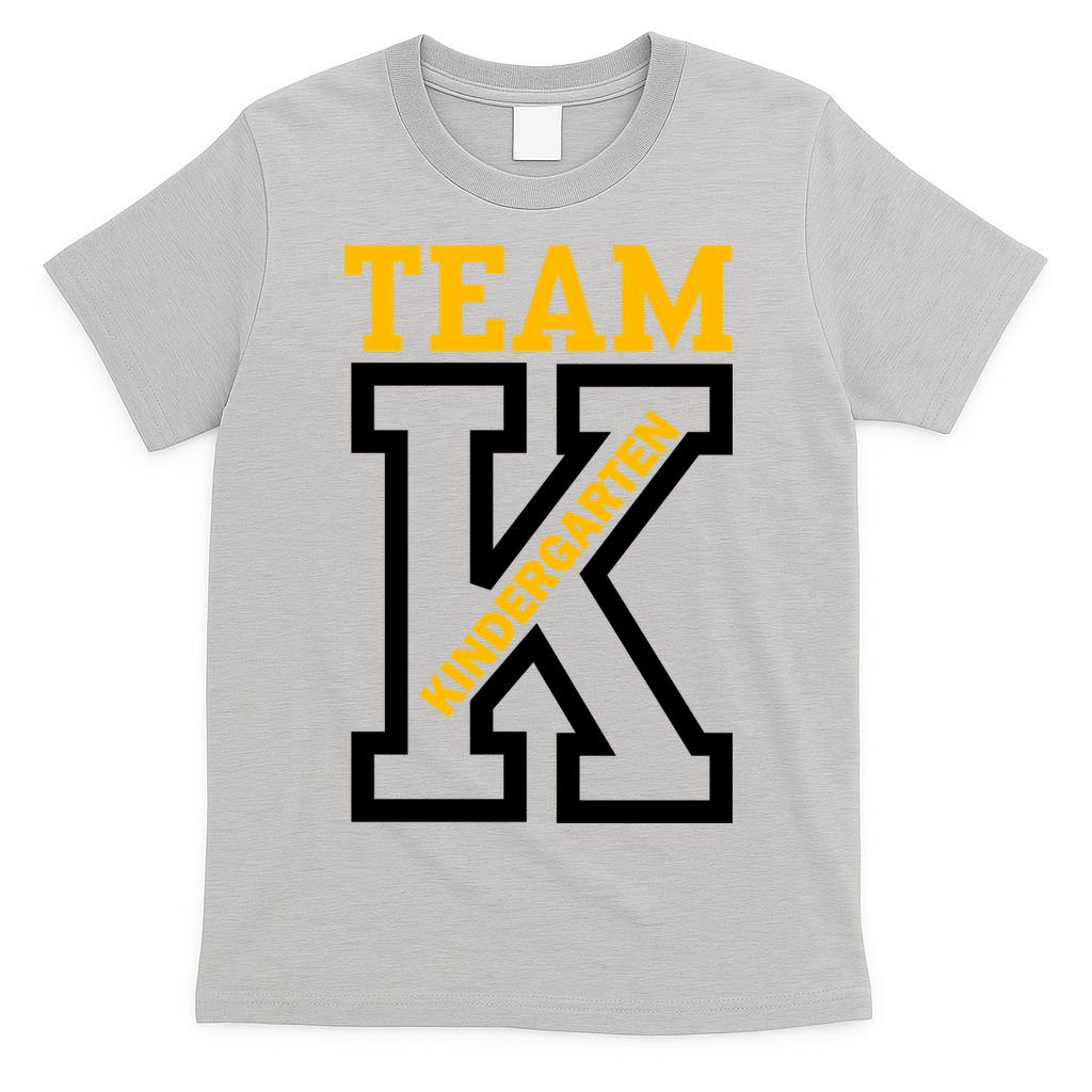 Team Kindergarten Teacher Logo T-Shirt