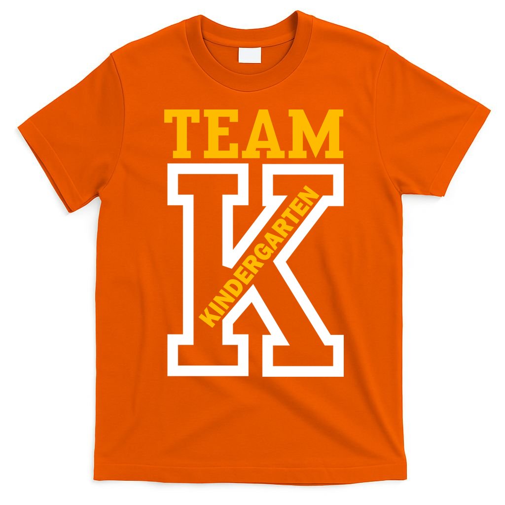 Team Kindergarten Teacher Logo T-Shirt