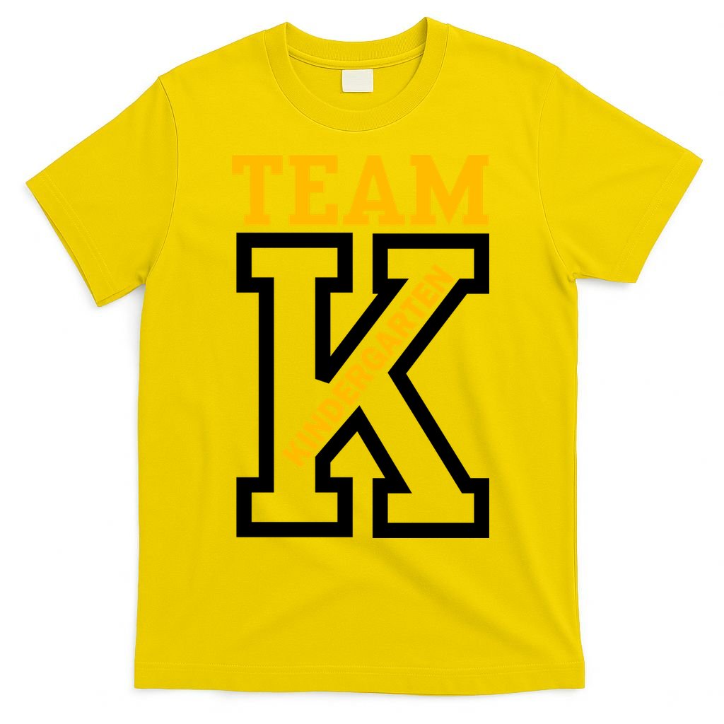 Team Kindergarten Teacher Logo T-Shirt