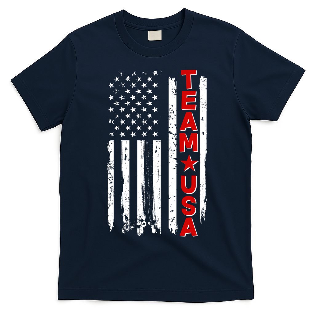 Team USA Distressed American Flag T-Shirt