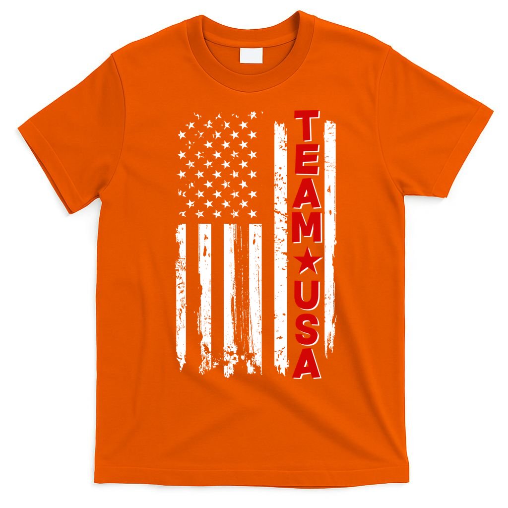 Team USA Distressed American Flag T-Shirt