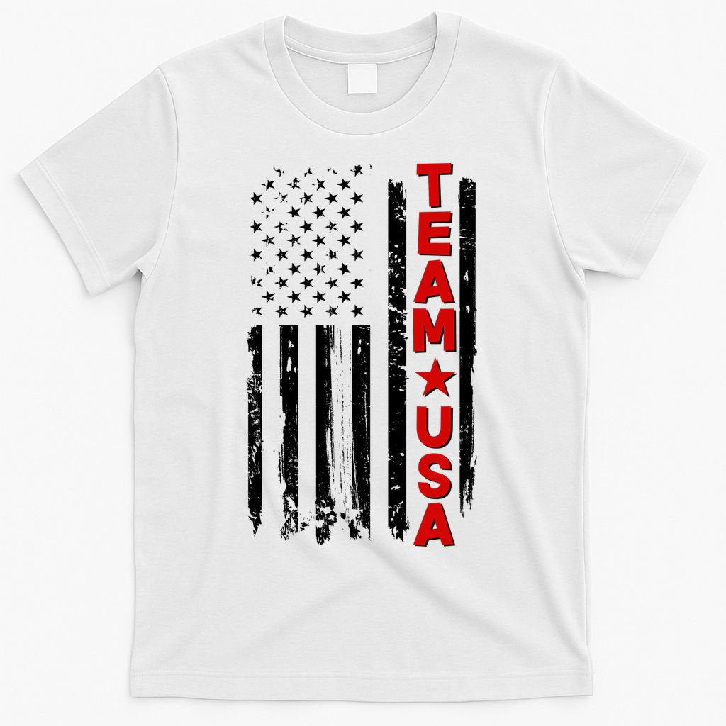 Team USA Distressed American Flag T-Shirt