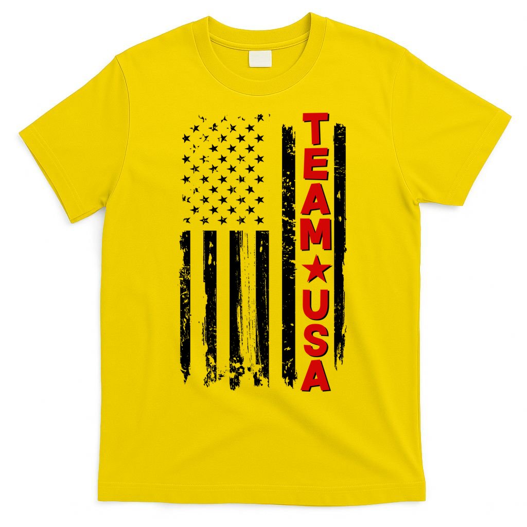 Team USA Distressed American Flag T-Shirt