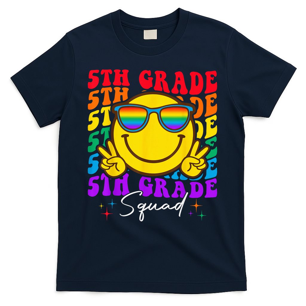 Team Fifth 5th Grade Squad Teacher Boy Girls Back To School T-Shirt