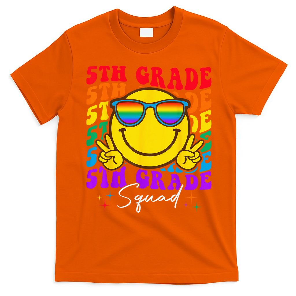 Team Fifth 5th Grade Squad Teacher Boy Girls Back To School T-Shirt