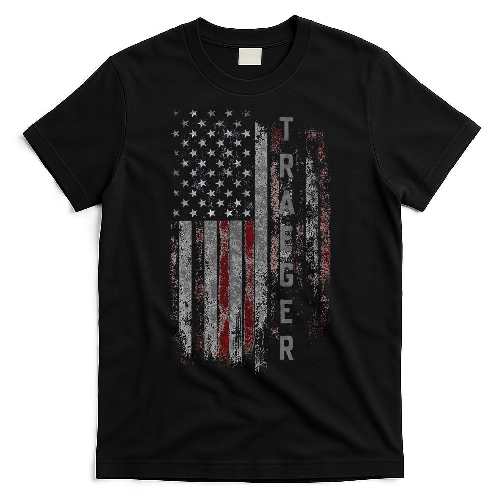 Traeger Family American Flag T-Shirt