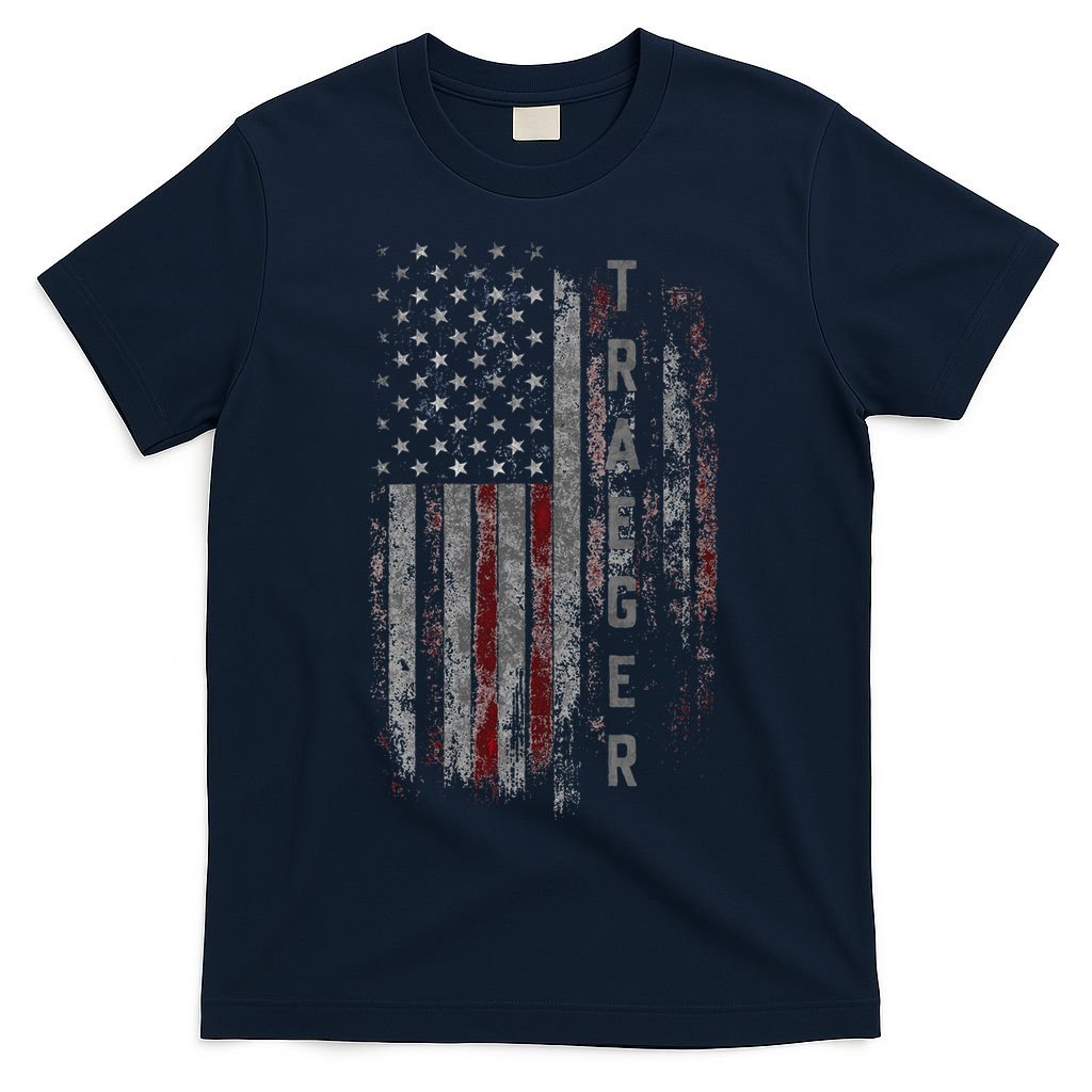 Traeger Family American Flag T-Shirt