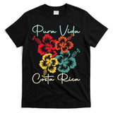 Tropical Flower Family Vacation Costa Rica Beach Pura Vida T-Shirt