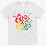 Tropical Flower Family Vacation Costa Rica Beach Pura Vida T-Shirt