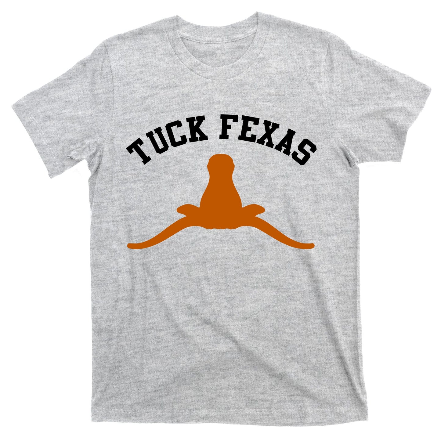 Tuck Fexas Horns Down Texas T-Shirt