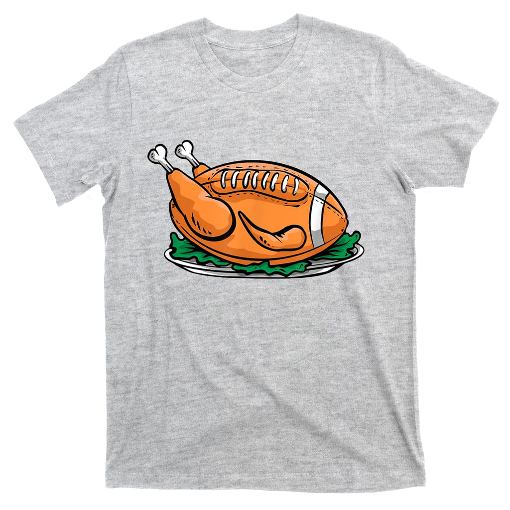 Turkey Football Thanksgiving Dinner T-Shirt