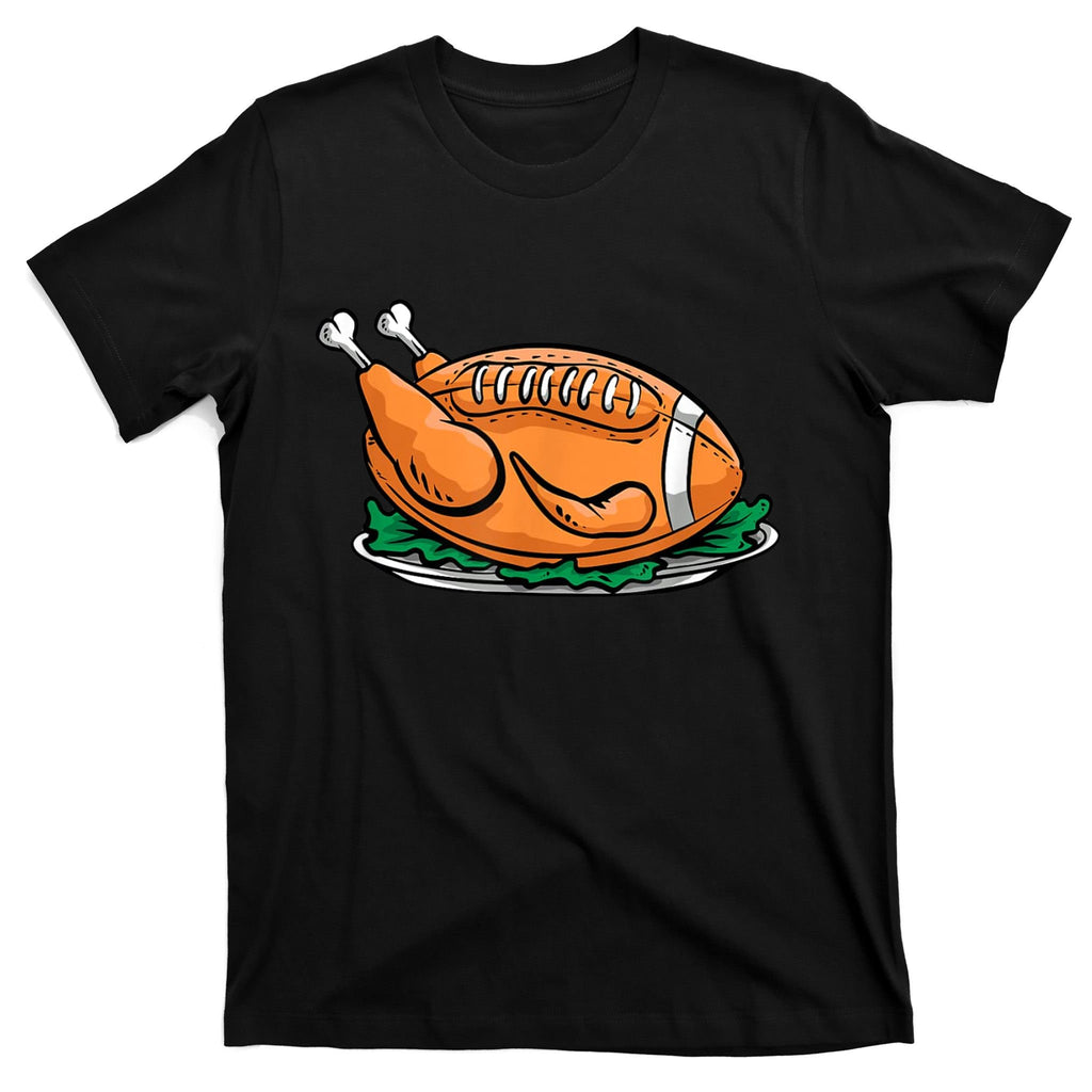 Turkey Football Thanksgiving Dinner T-Shirt