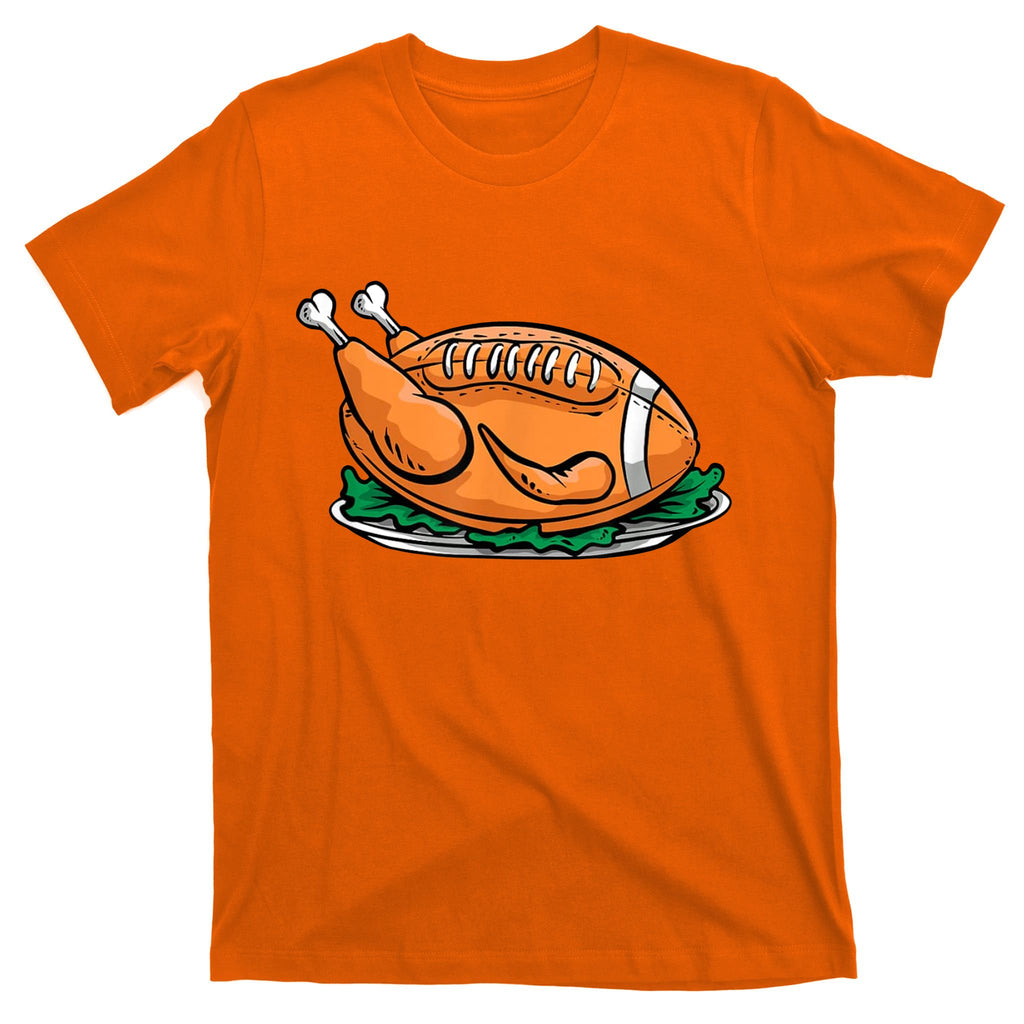 Turkey Football Thanksgiving Dinner T-Shirt