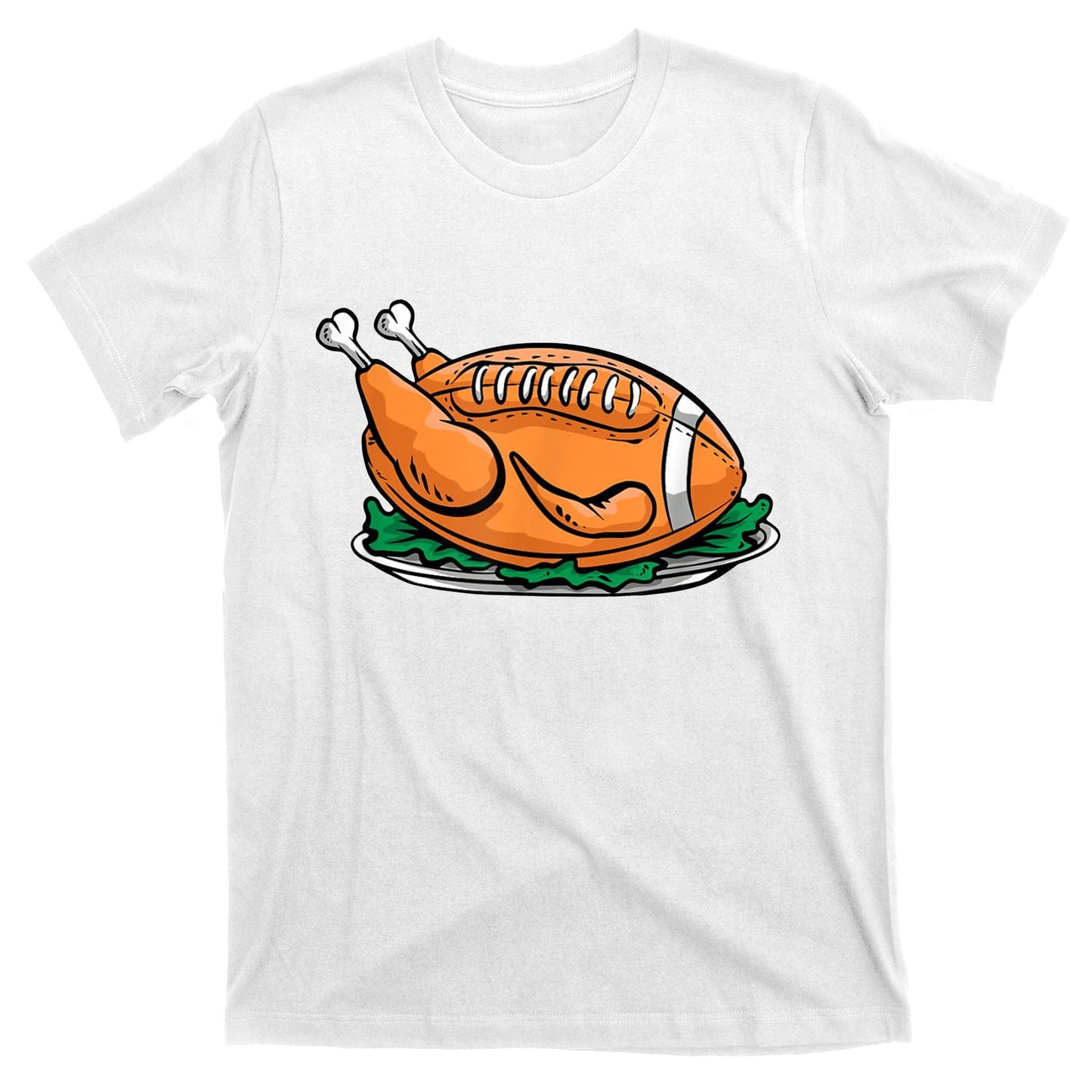 Turkey Football Thanksgiving Dinner T-Shirt
