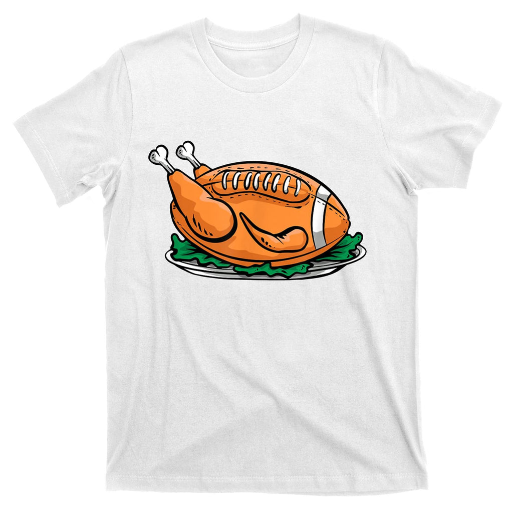 Turkey Football Thanksgiving Dinner T-Shirt