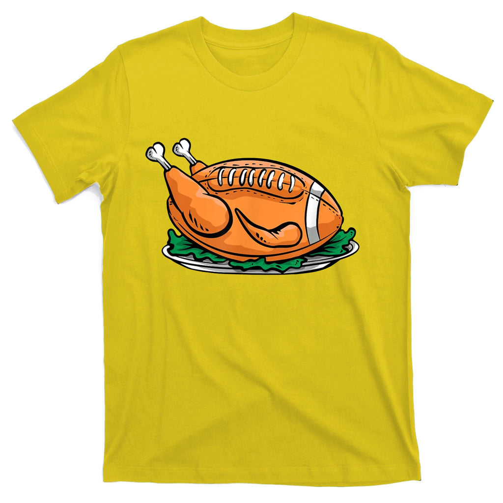 Turkey Football Thanksgiving Dinner T-Shirt