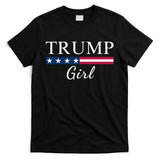 Trump Girl American Flag Vote Trump Republican Trump Girl Us Flag Conservative T-Shirt