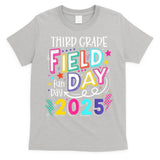 Third Grade Field Day Fun Day 2025 School Field Day Teacher T-Shirt