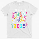Third Grade Field Day Fun Day 2025 School Field Day Teacher T-Shirt