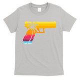 Tropical Gun Lover Firearm Beach Cute Hawaiian Gift Aloha T-Shirt