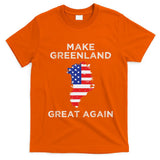 Trump Greenland Make Greenland Great Again Map T-Shirt