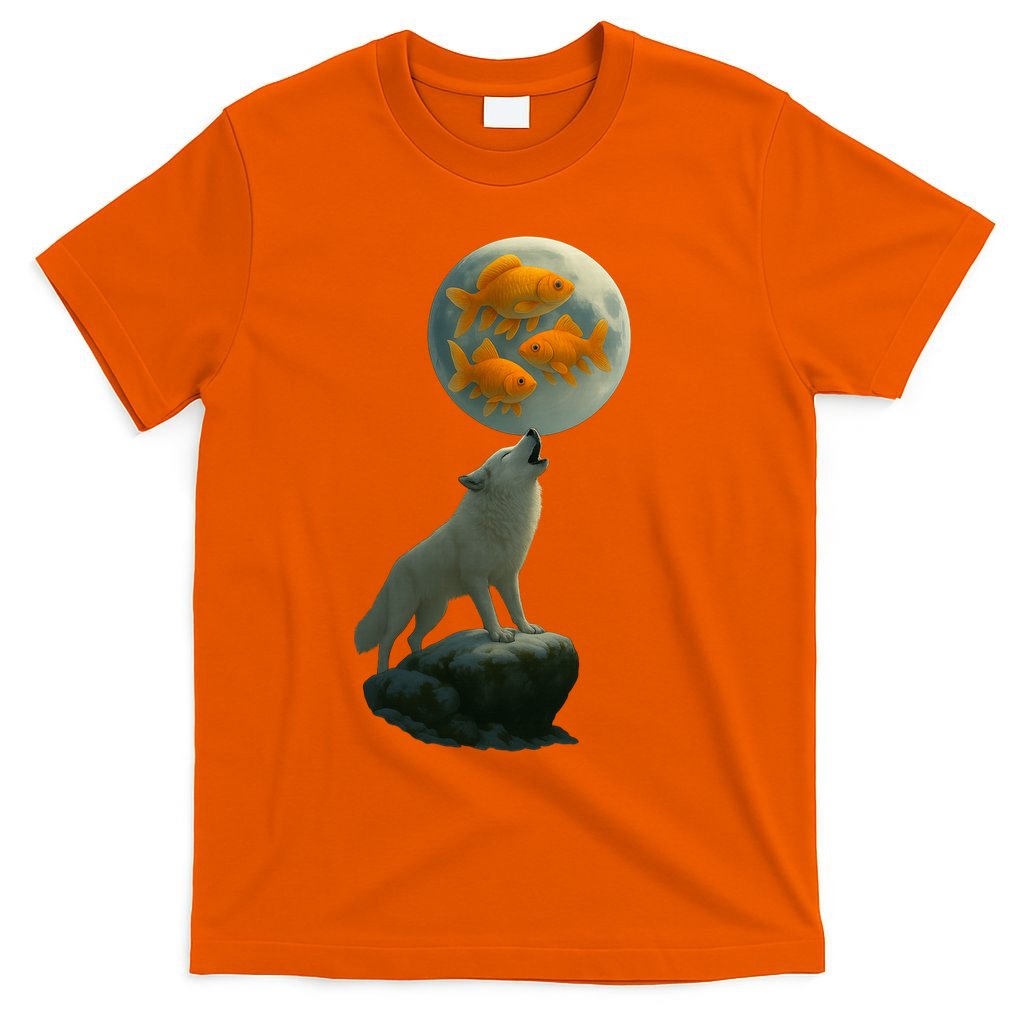 Three Goldfish Moon T-Shirt