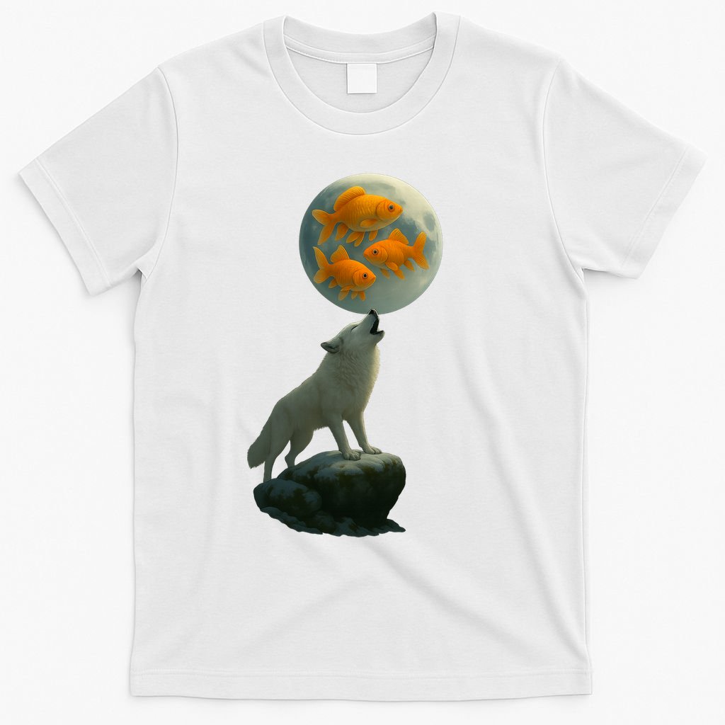 Three Goldfish Moon T-Shirt