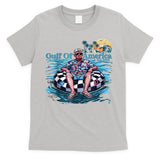 Trump Gulf Of Us America Est 2025 Retro Vintage Sunset T-Shirt