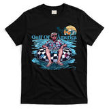 Trump Gulf Of Us America Est 2025 Retro Vintage Sunset T-Shirt