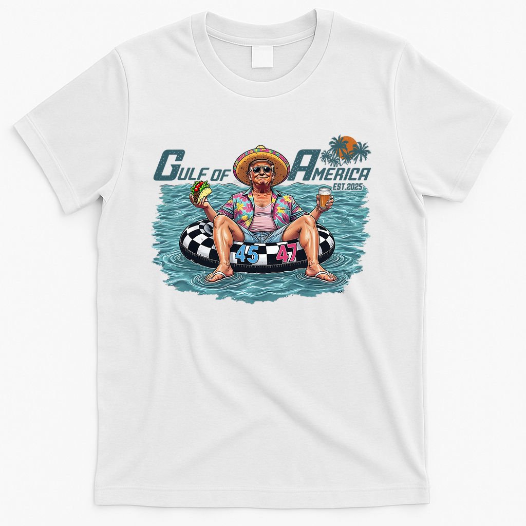 Trump  Gulf Of Us America Funny Kawaii Sunset  T-Shirt