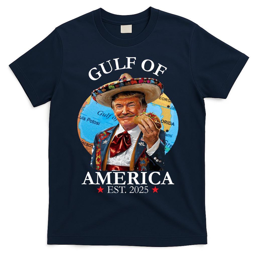 Trump Gulf Of Us America 2025 Merchandise T-Shirt