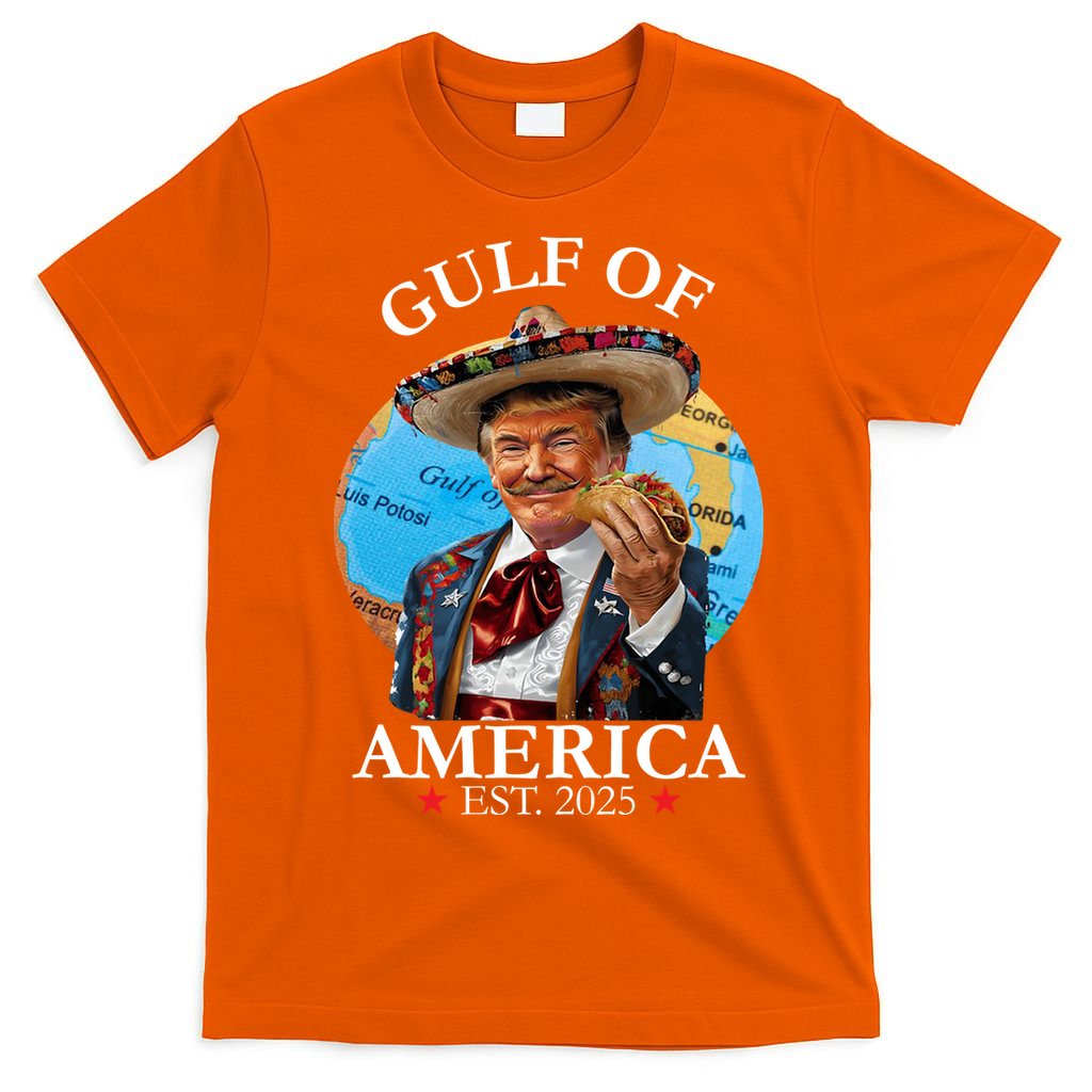 Trump Gulf Of Us America 2025 Merchandise T-Shirt