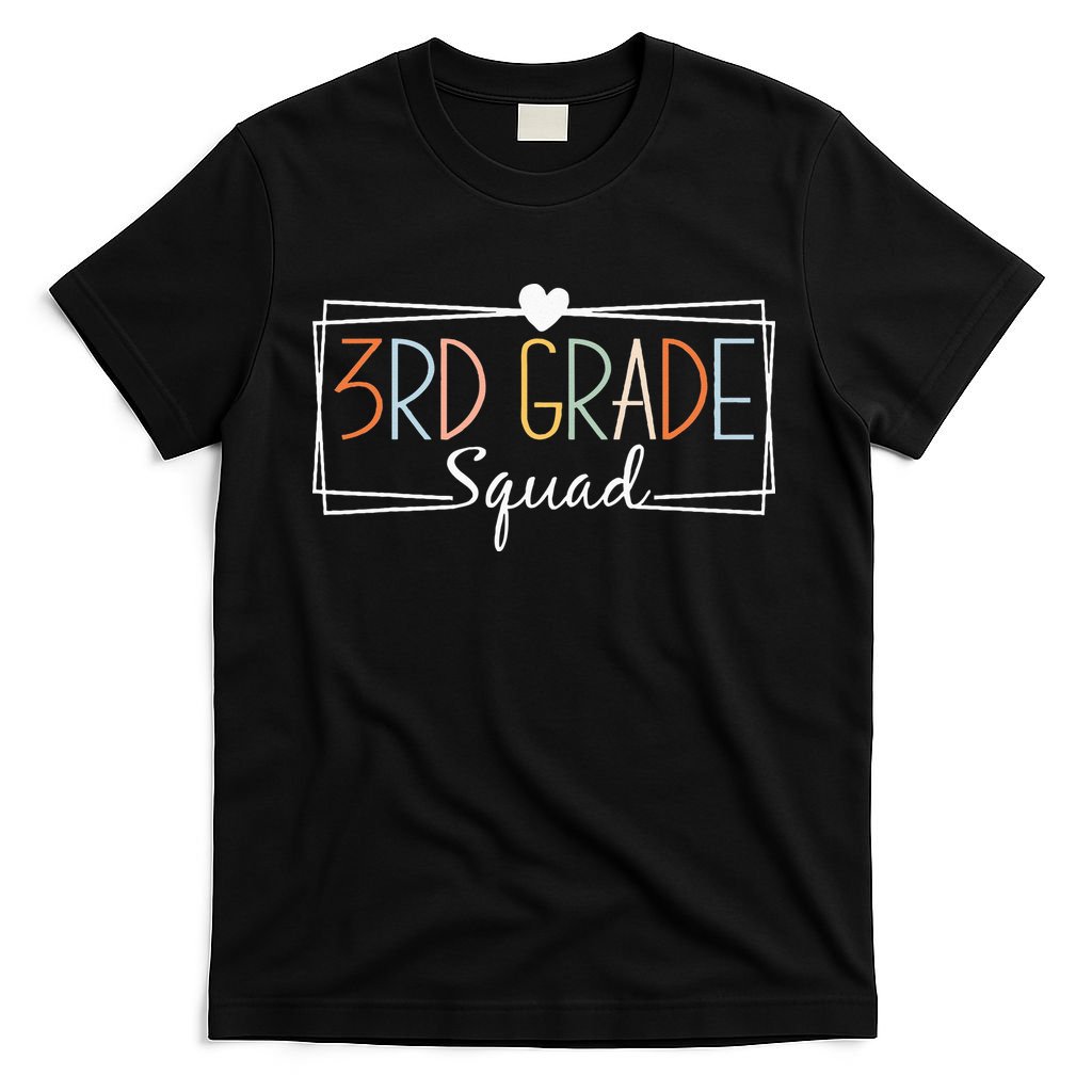 Third Grade Squad Teachers 3rd Grade Back to School T-Shirt