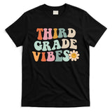 Third Grade Vibes 3rd Grade Retro Gnoovy Back To School T-Shirt