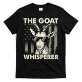 The Goat Whisperer USA American Flag Farm T-Shirt