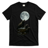 Three Honey Badgers Moon T-Shirt