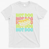 Trending Hot Dog Fashion Neon Design T-Shirt