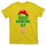 The Beer Drinking Elf Family Matching Christmas T-Shirt