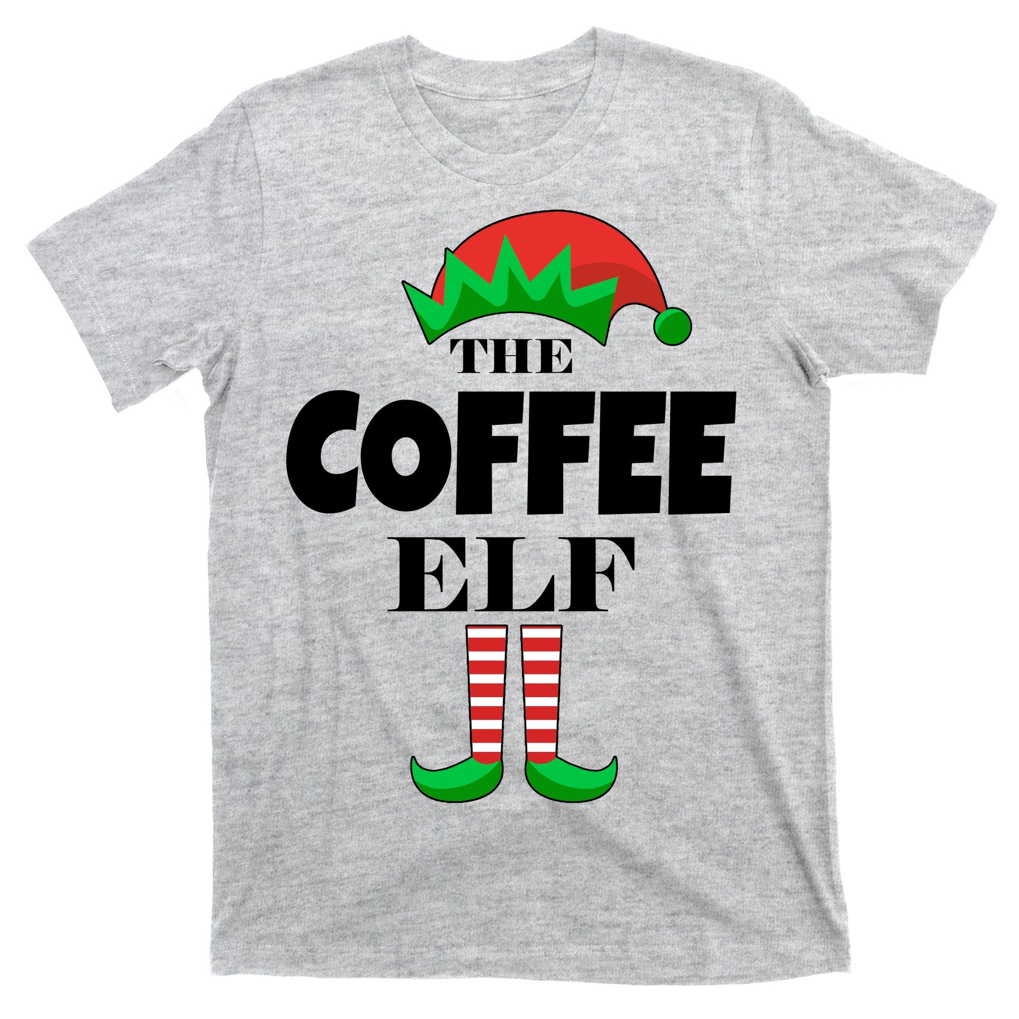 The Coffee Elf Family Matching Christmas T-Shirt