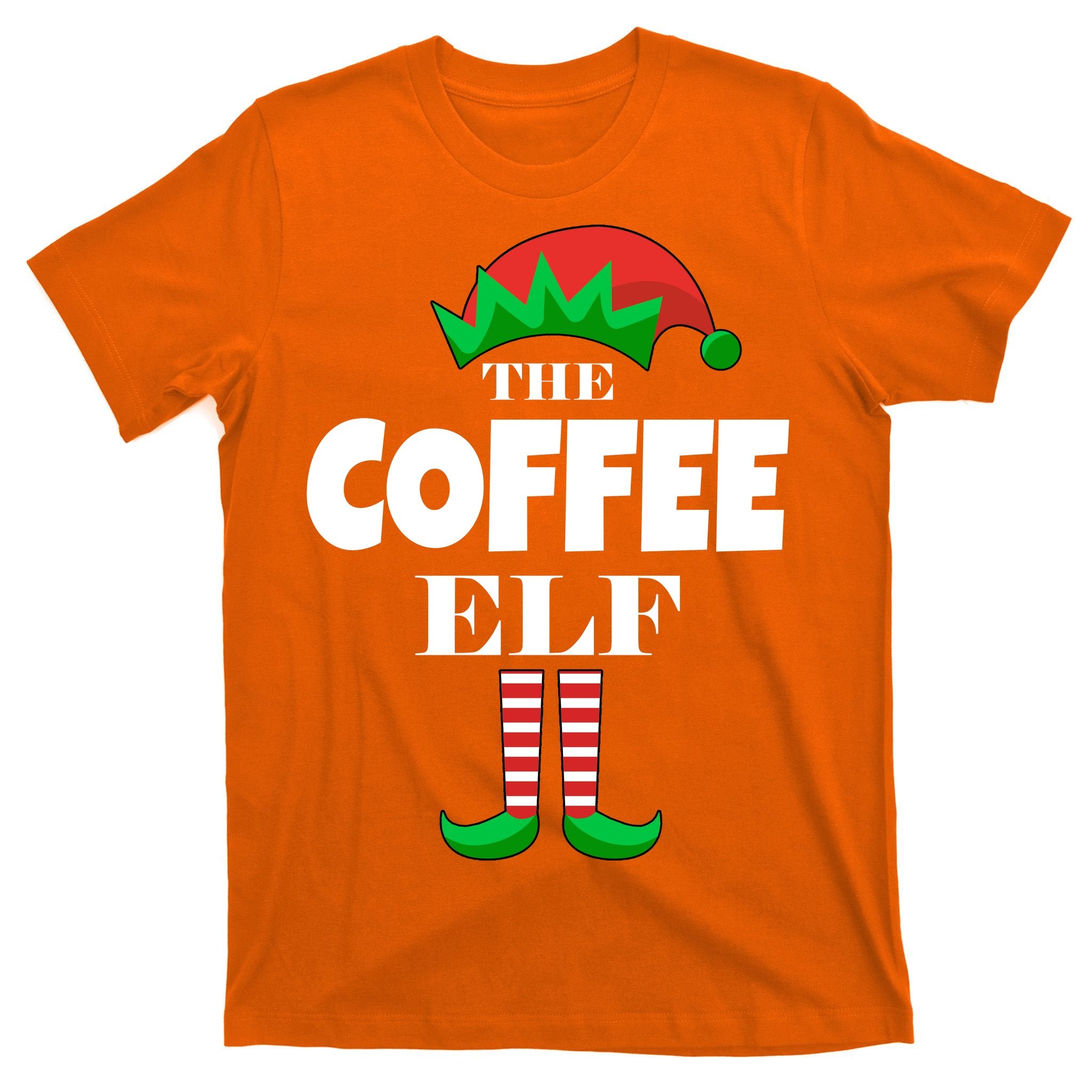 The Coffee Elf Family Matching Christmas T-Shirt